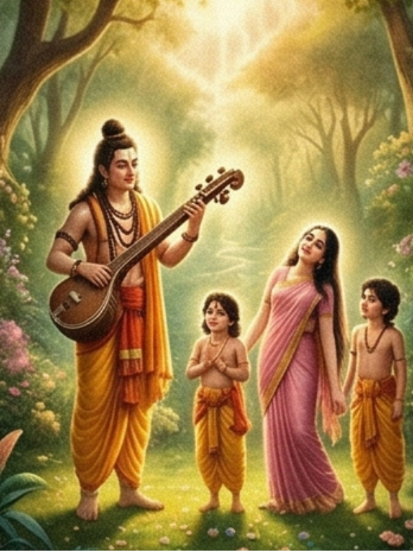 नारद, भक्ति और २४ अवतार